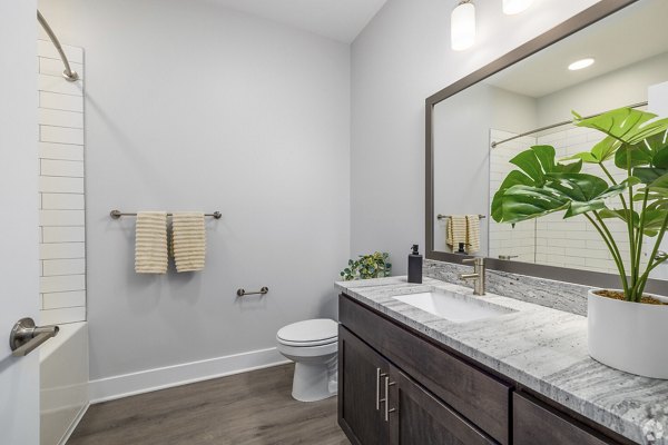 bathroom at McDowell Point Apartments