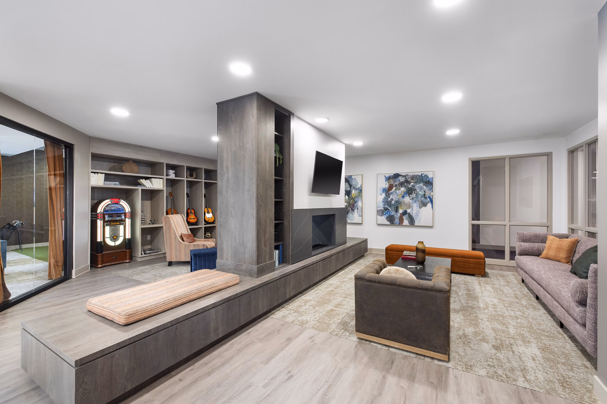 clubhouse at McDowell Point Apartments 