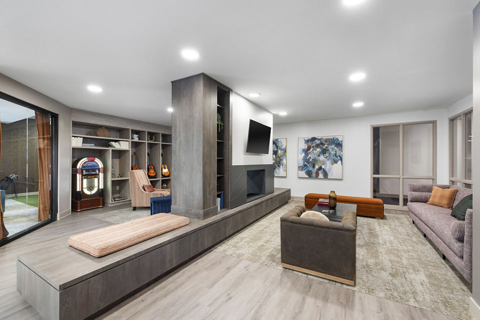 clubhouse at McDowell Point Apartments 
