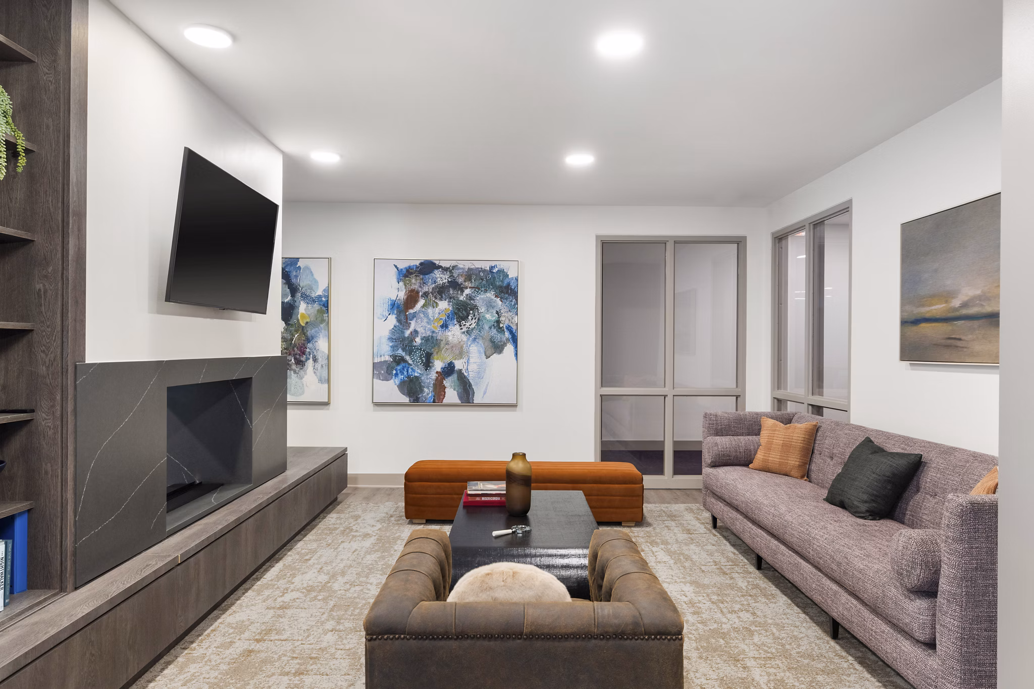 clubhouse at McDowell Point Apartments 