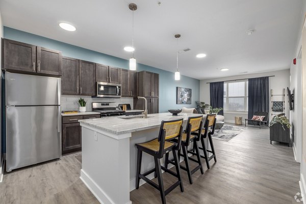 kitchen at McDowell Point Apartments