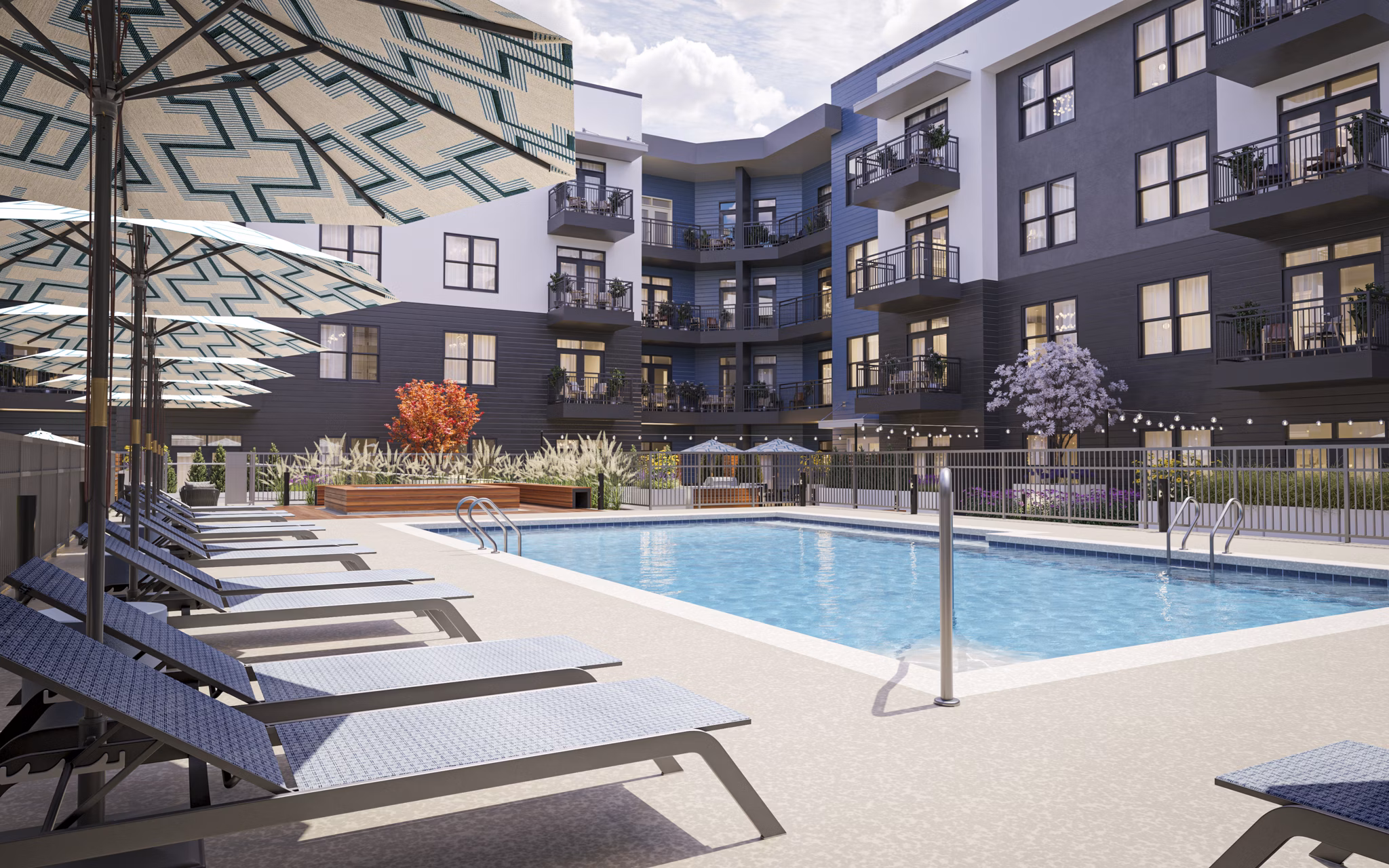 pool at McDowell Point Apartments