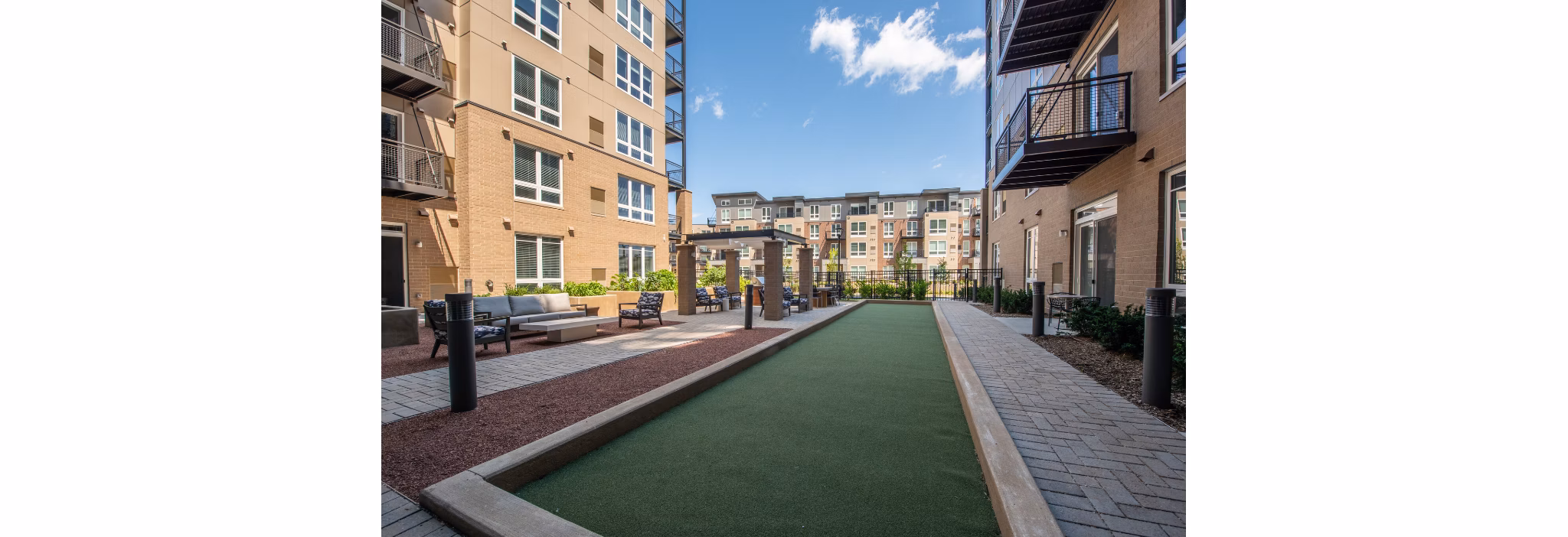 recreational area at McDowell Point Apartments