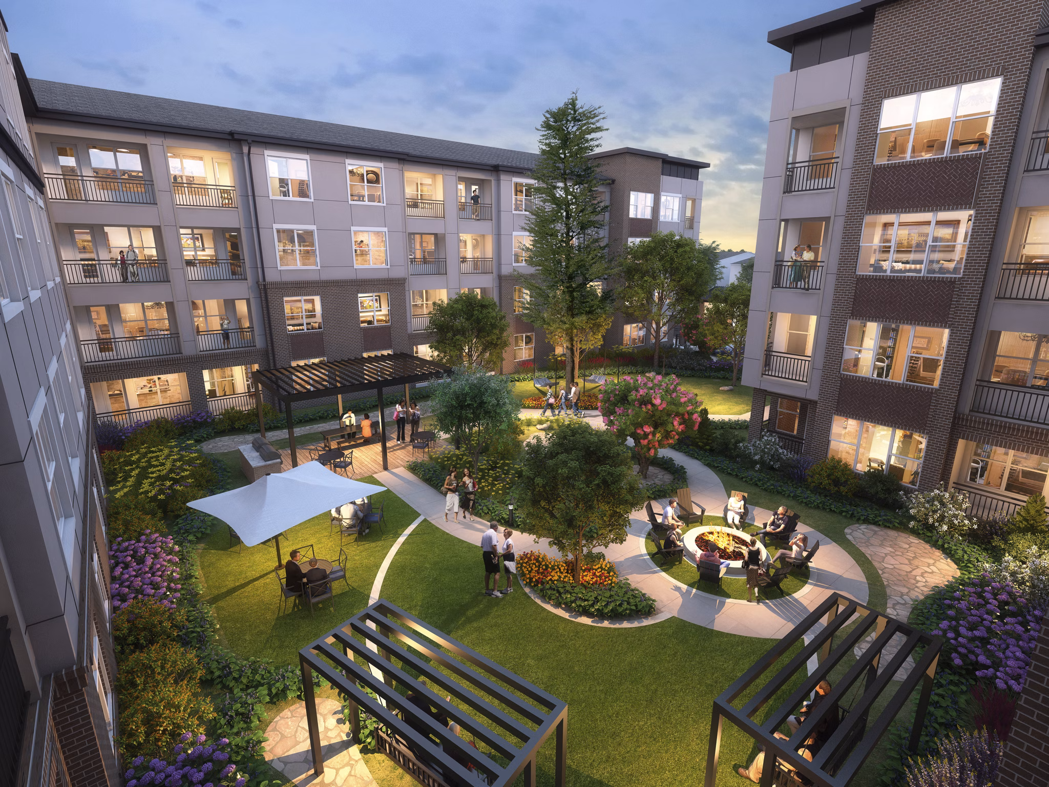 rendering at Autry at Legacy Apartments