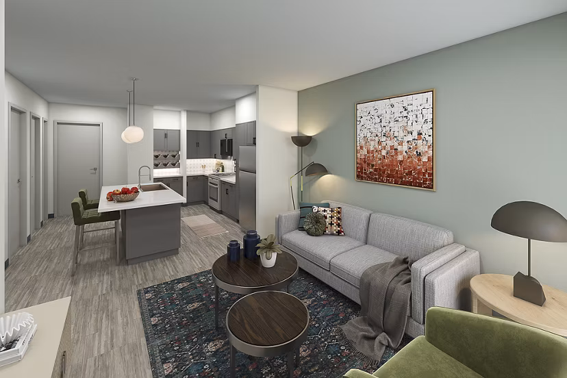 rendering at Autry at Legacy Apartments