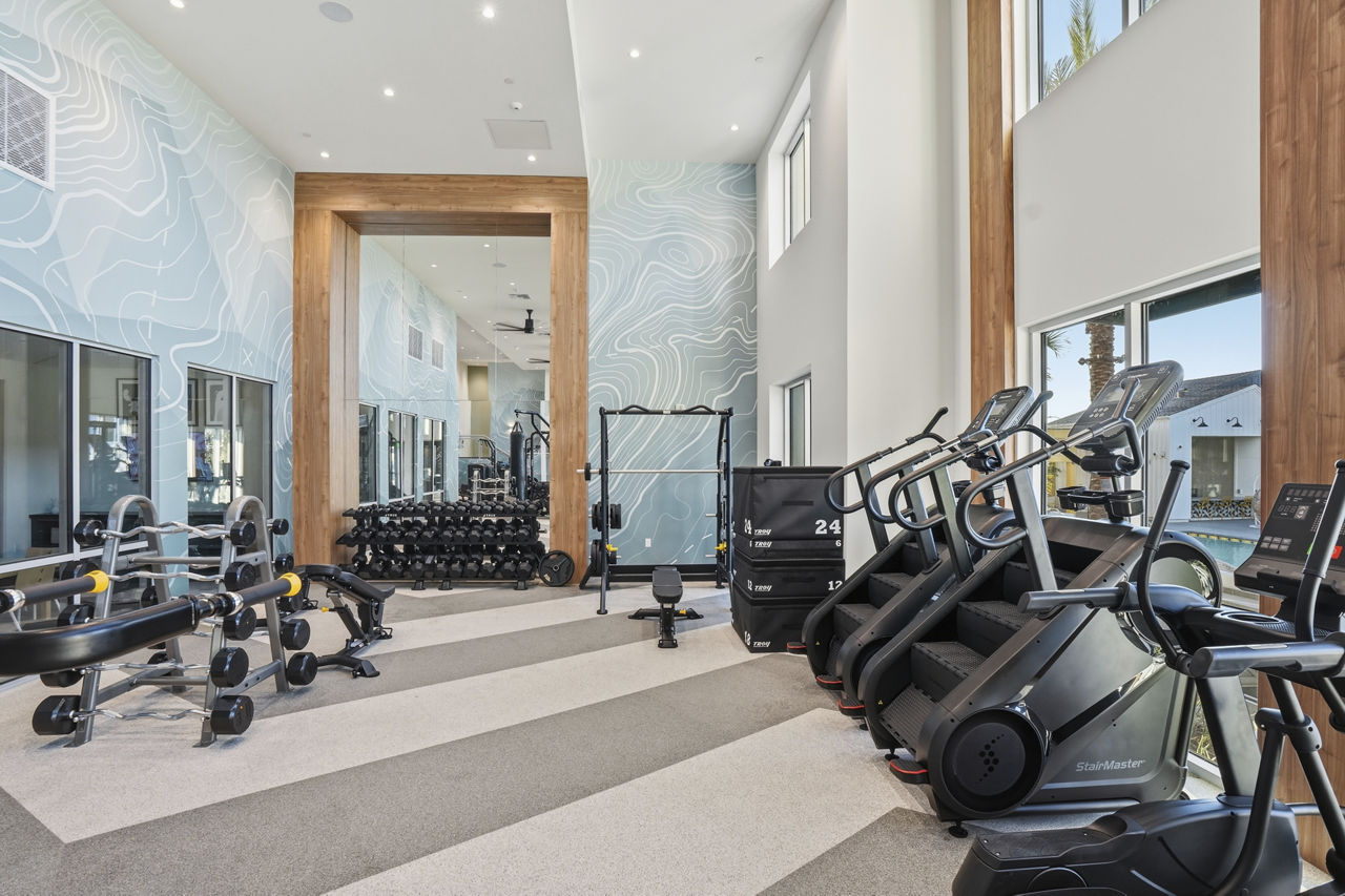 Gym at Luminary At Cota Vera (1 of 4)