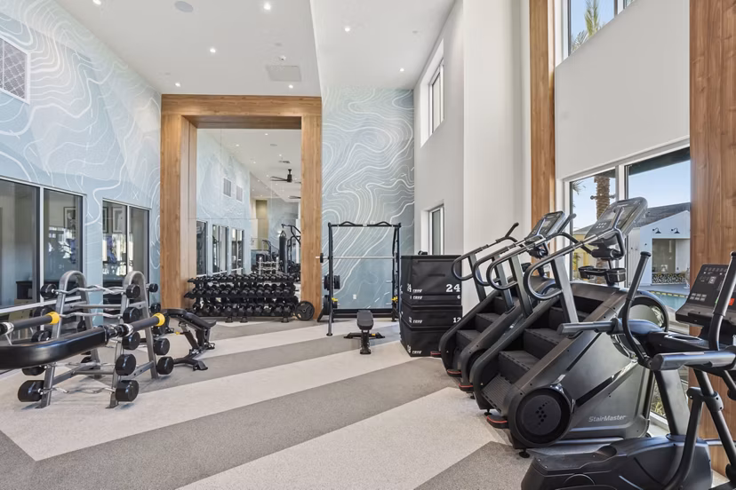 fitness center at Luminary at Cota Vera Apartments 