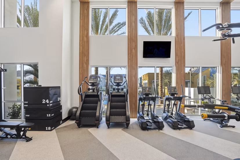 fitness center at Luminary at Cota Vera Apartments 