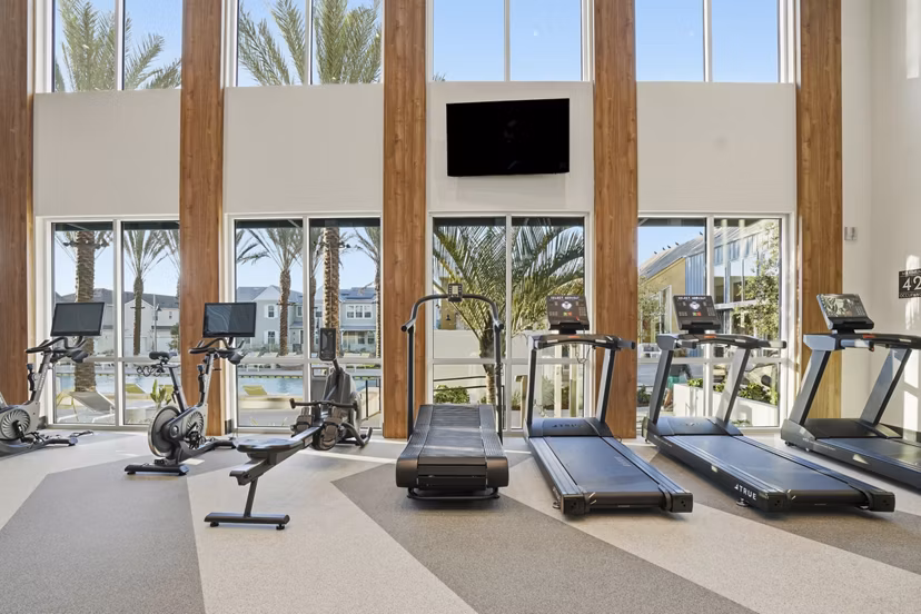 fitness center at Luminary at Cota Vera Apartments 