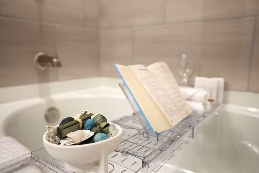 bathroom at Casella Apartments