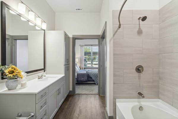 bathroom at Casella Apartments