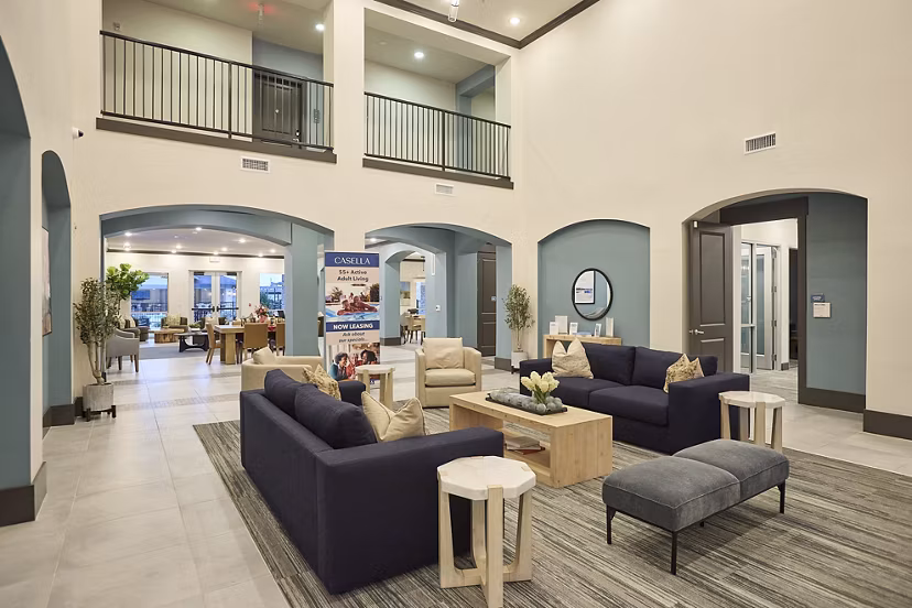 clubhouse at Casella Apartments