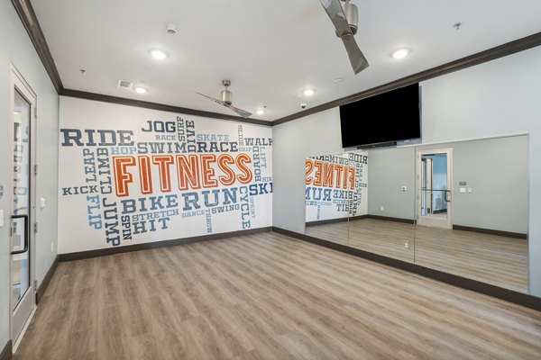 fitness center at Casella Apartments