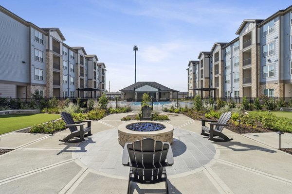 patio at Casella Apartments