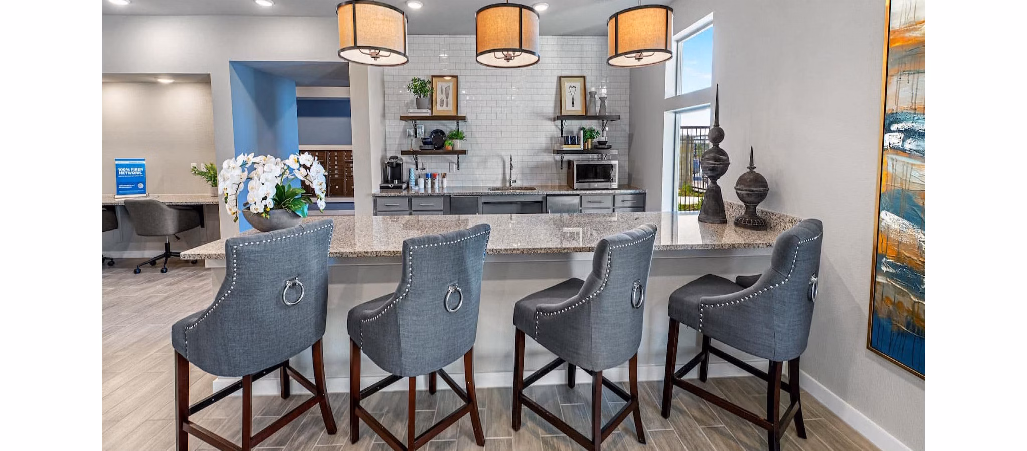 clubhouse at The Preserve at Gateway Apartments