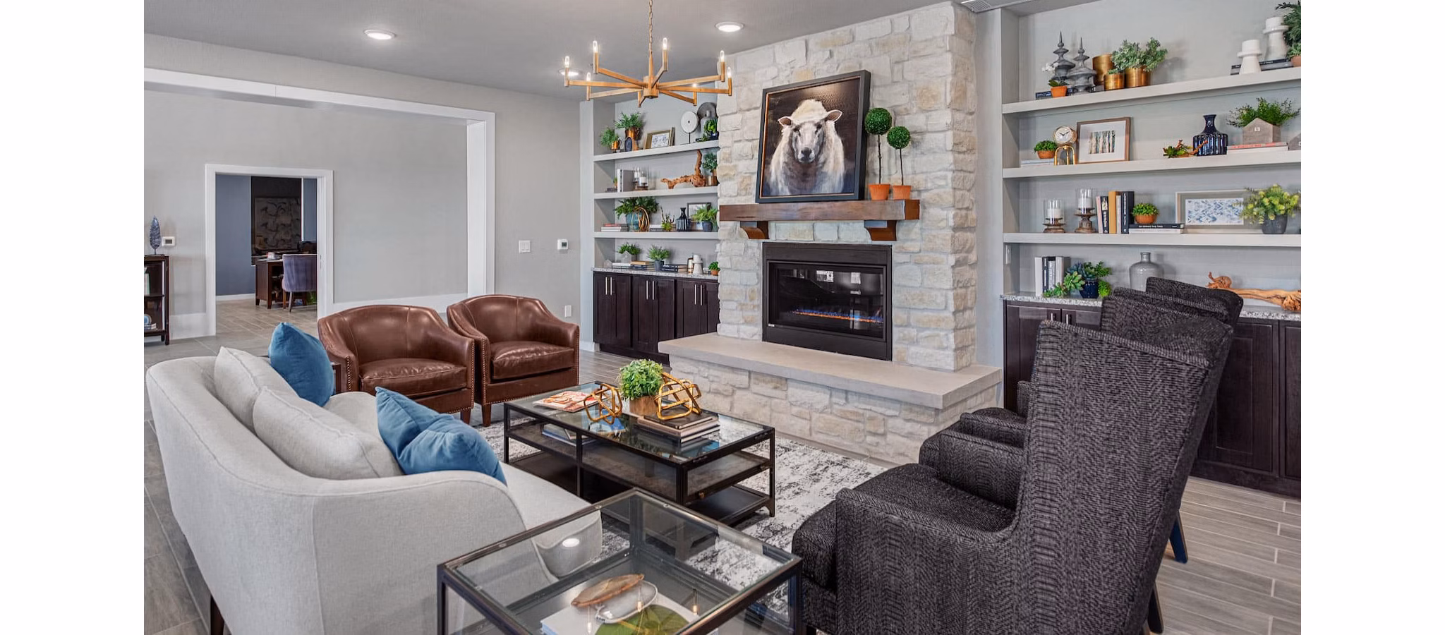 clubhouse at The Preserve at Gateway Apartments