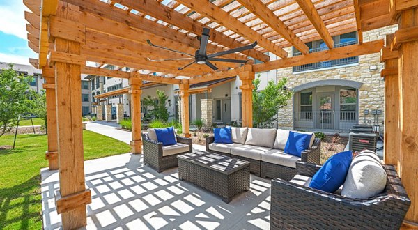 patio at The Preserve at Gateway Apartments