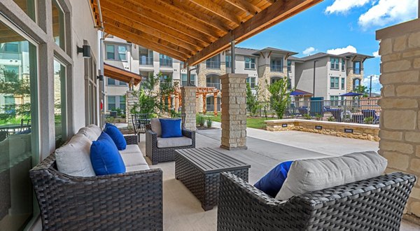 patio at The Preserve at Gateway Apartments