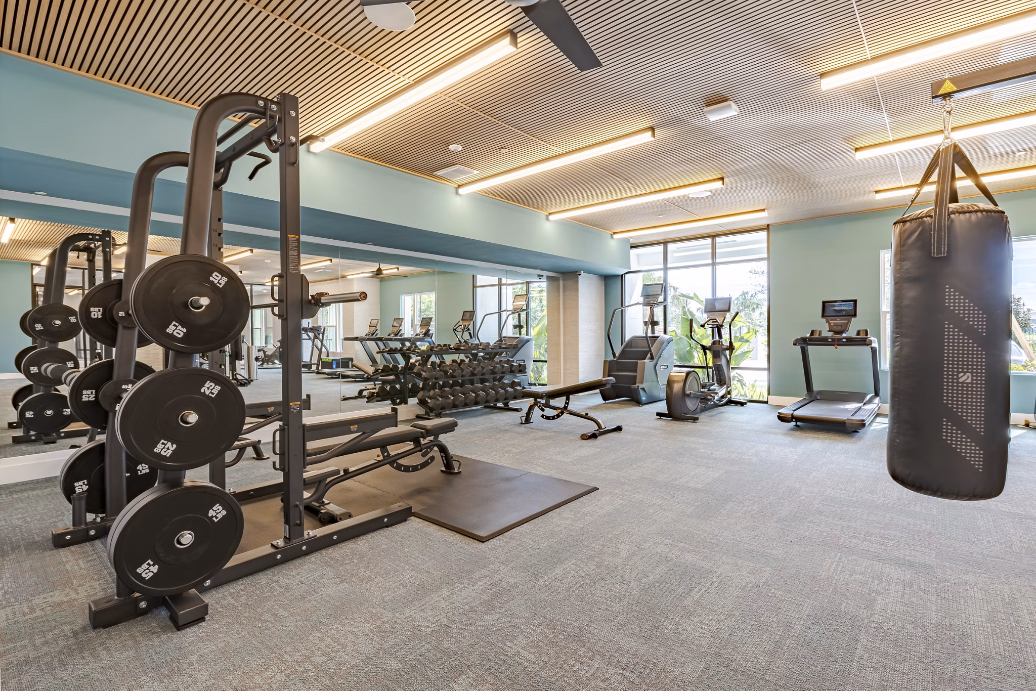 fitness center at Alta Trilogy Apartments