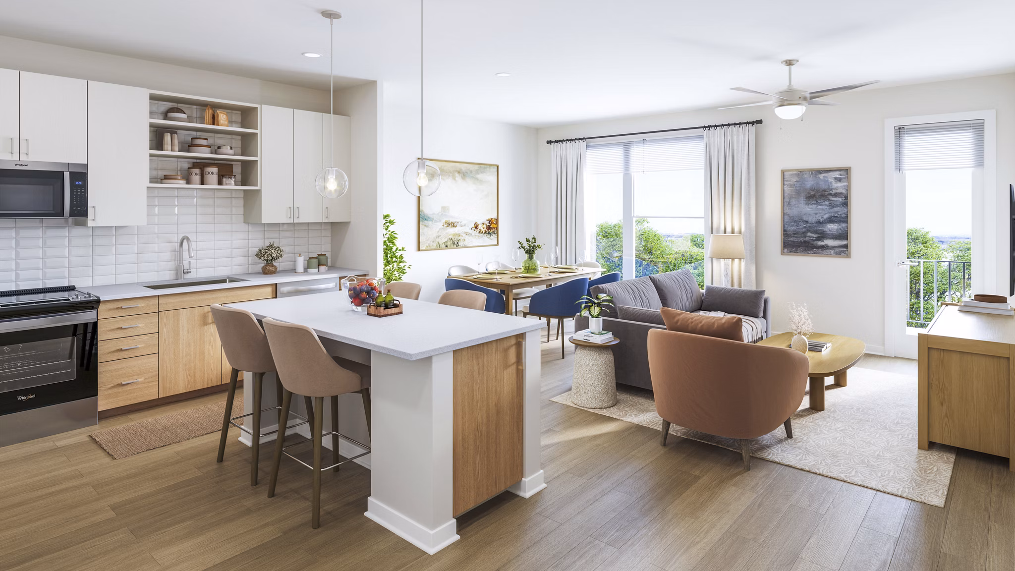rendering at Alta Trilogy Apartments