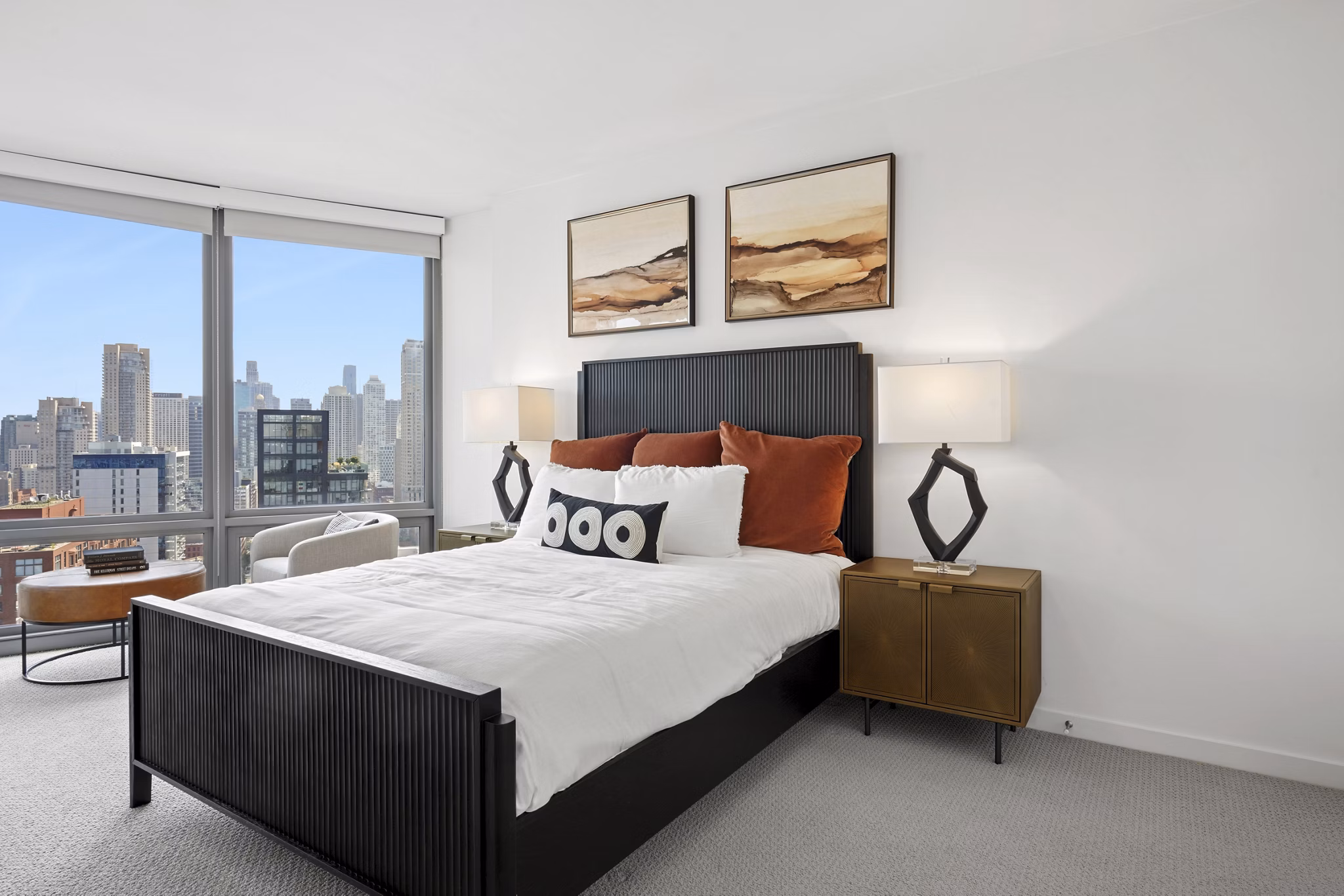Bedroom at Hubbard Place Apartments