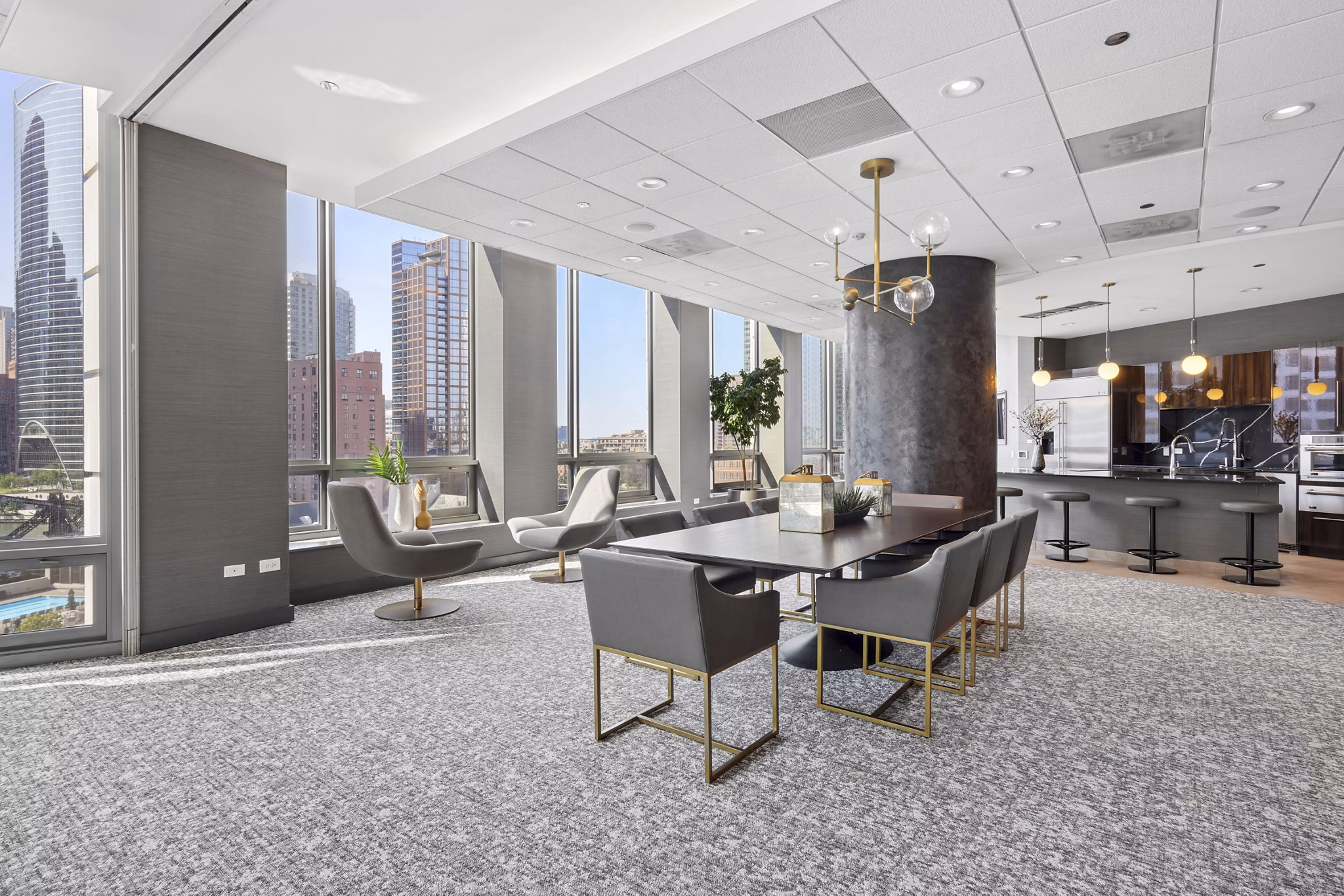 Clubhouse/Lobby at Hubbard Place Apartments