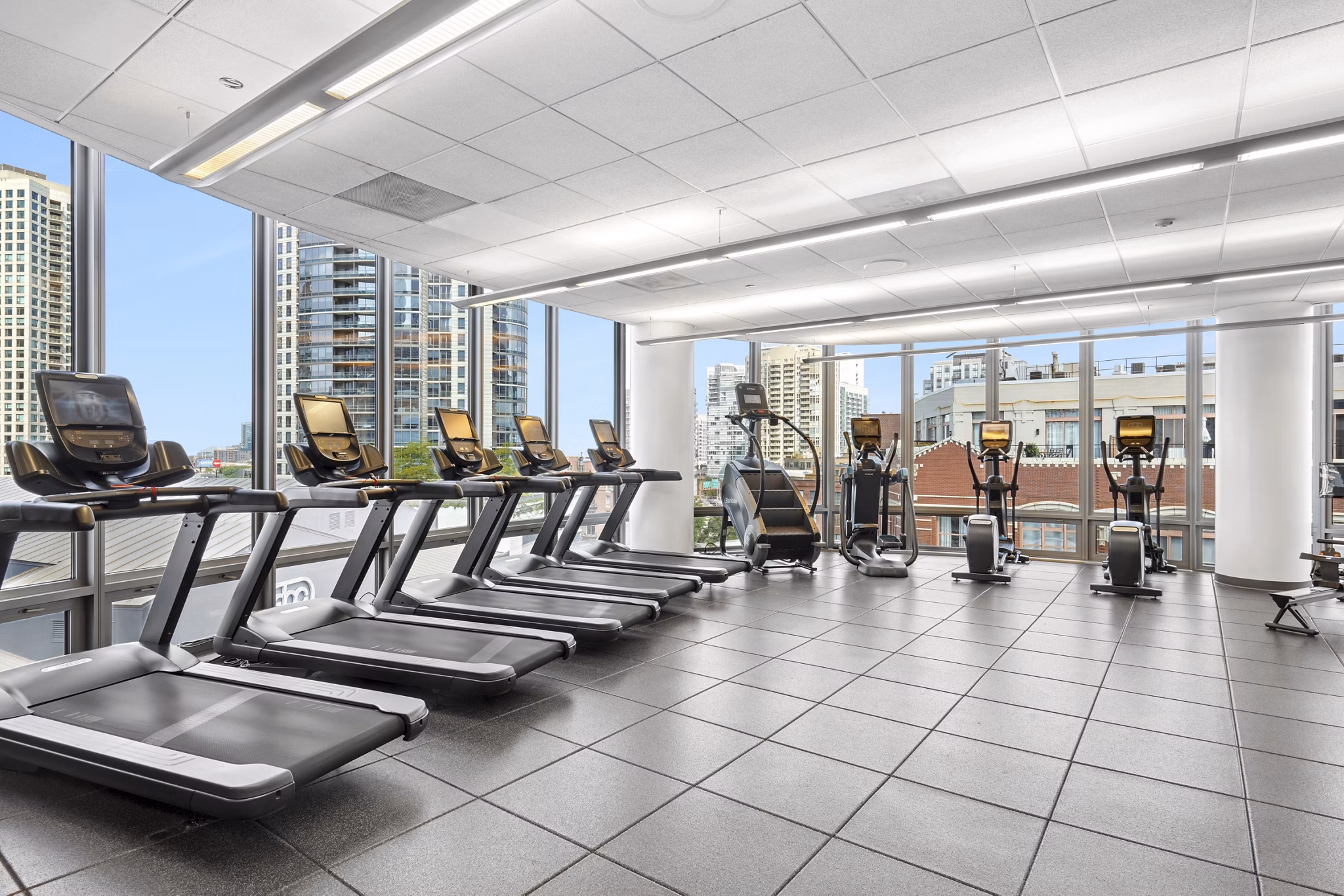 Fitness Center at Hubbard Place Apartments