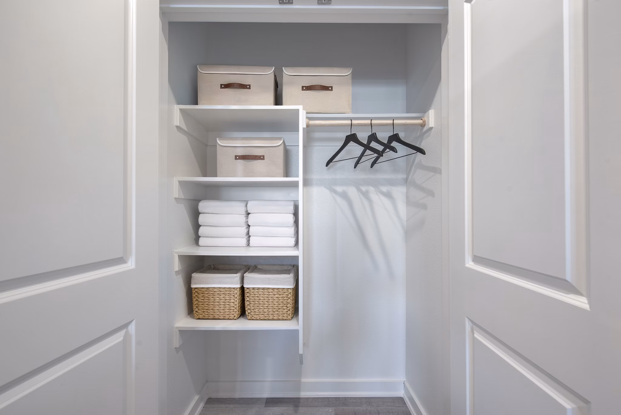 closet at Alta Rayzor Ranch Apartments