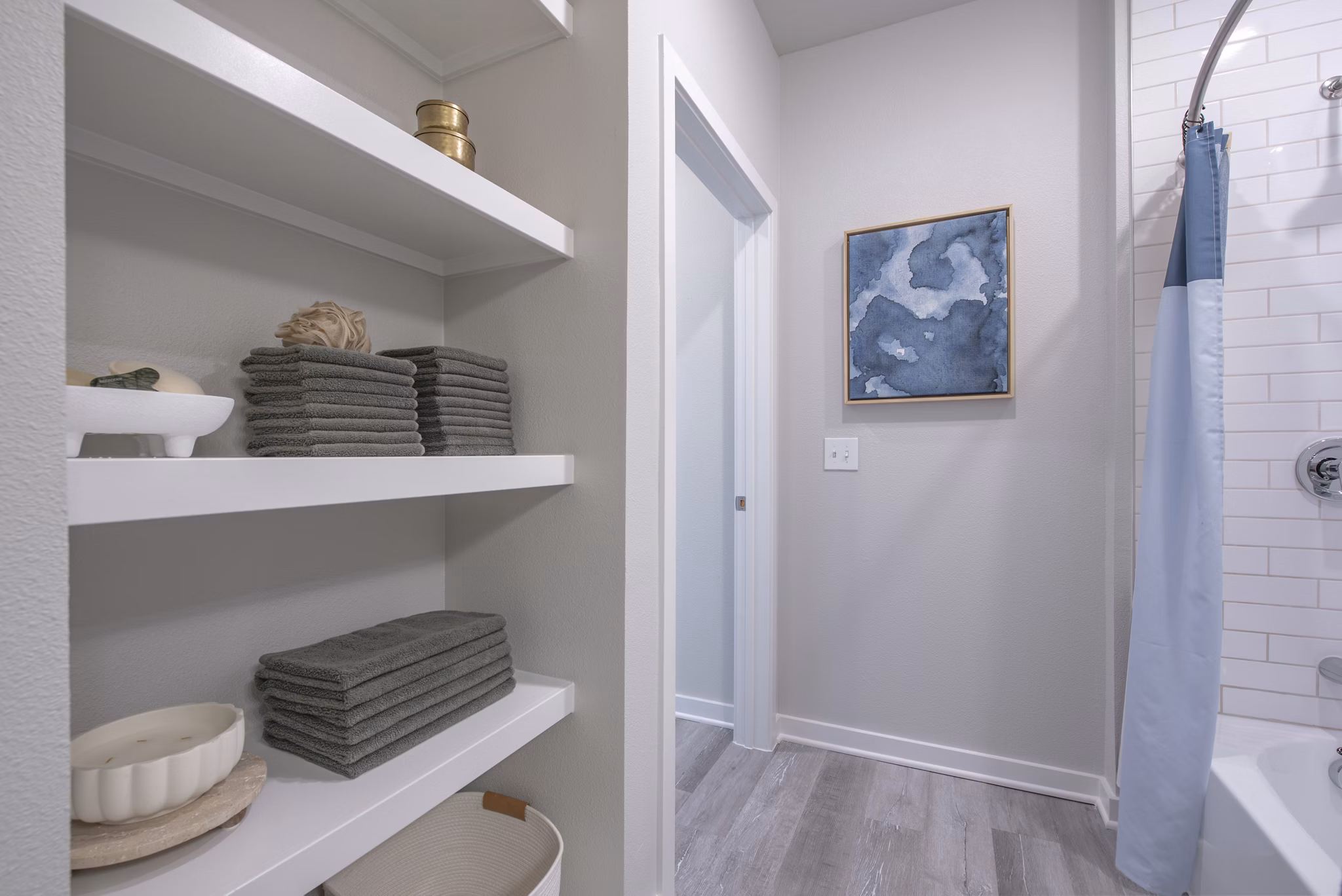 closet at Alta Rayzor Ranch Apartments