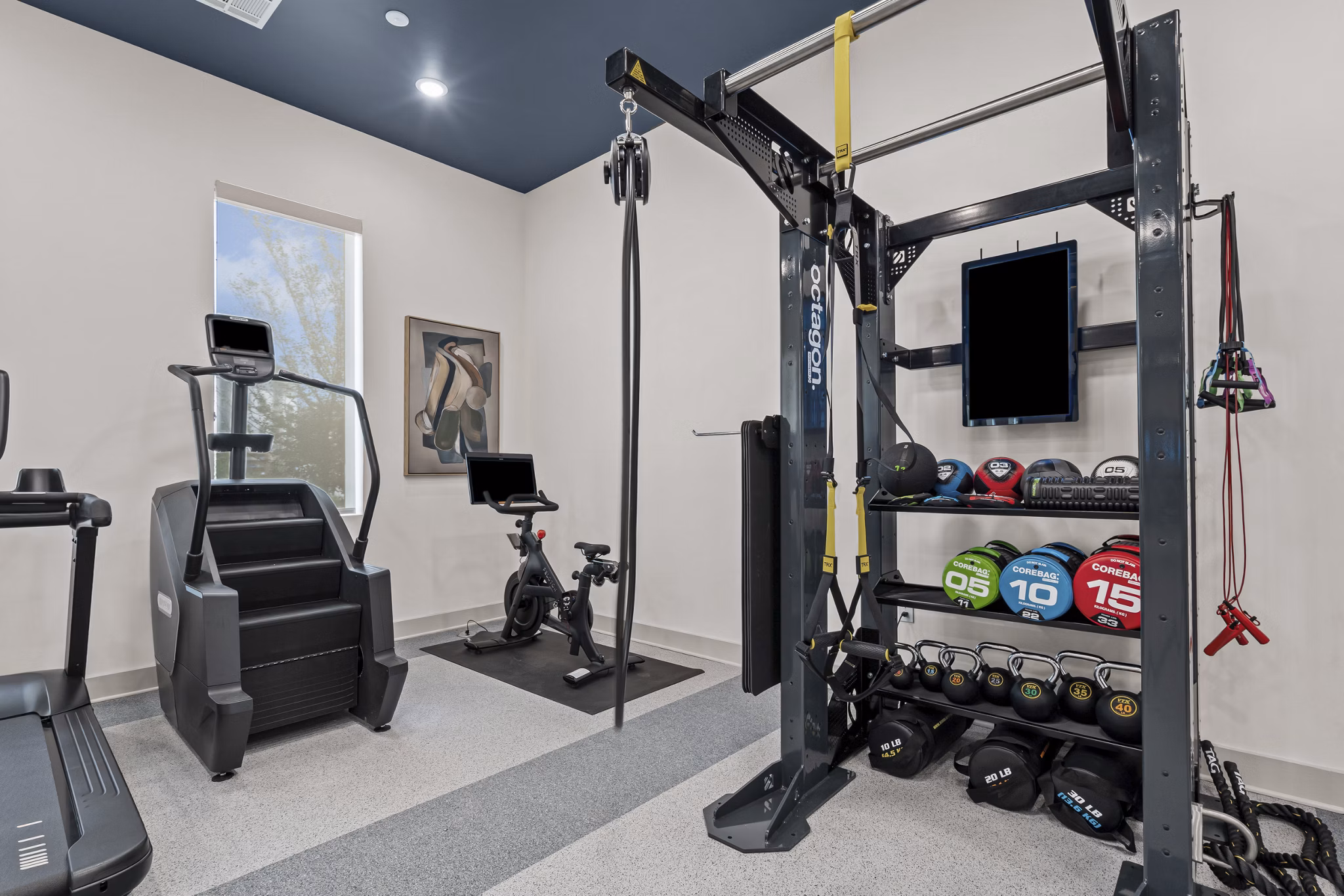 fitness center at Alta Rayzor Ranch Apartments 