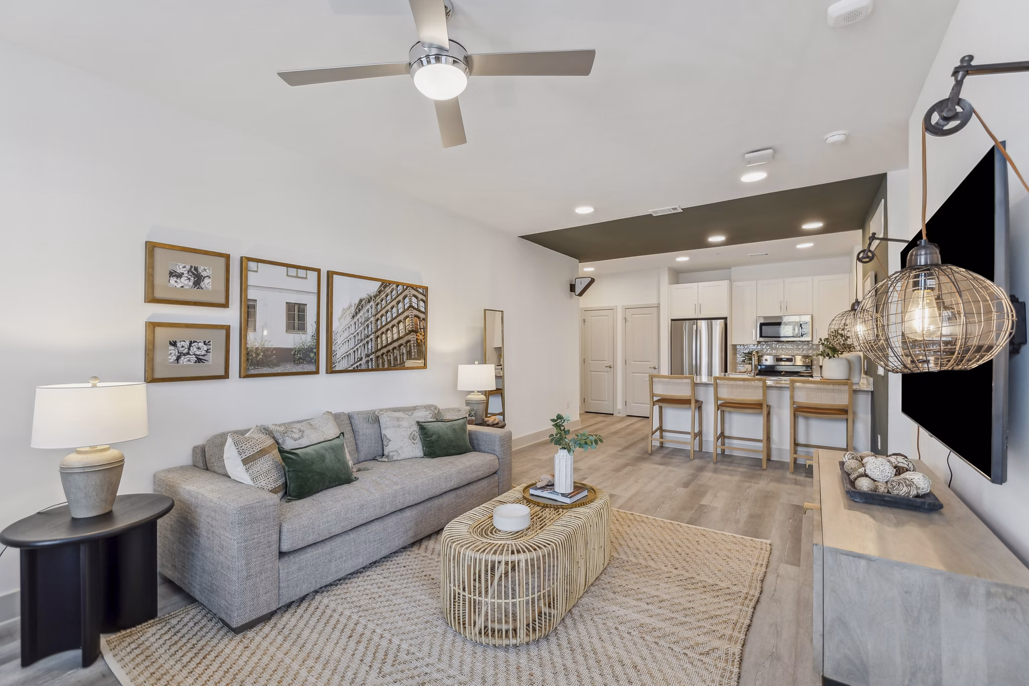 living room at Alta Rayzor Ranch Apartments