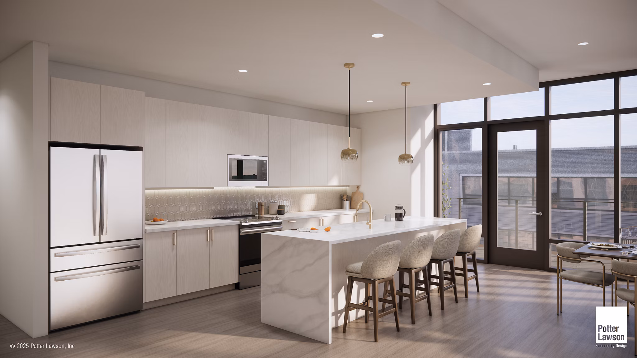rendering at One09 Apartments
