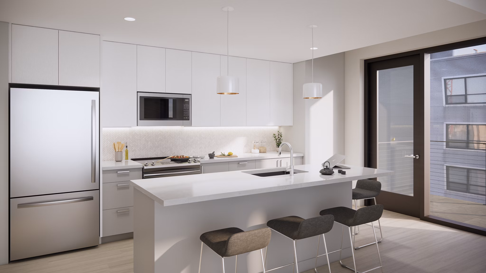 rendering at One09 Apartments
