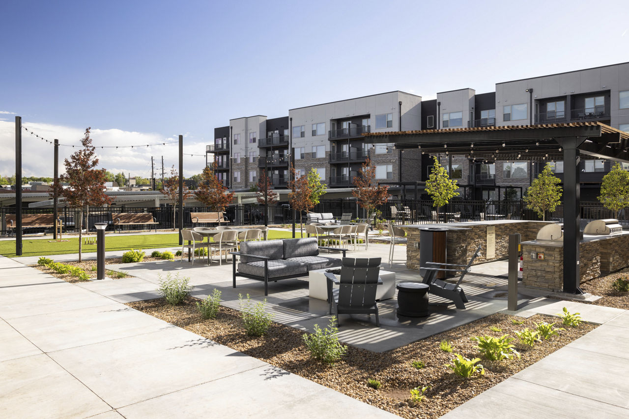 Grill area at Aspendale Northglenn (1 of 3)