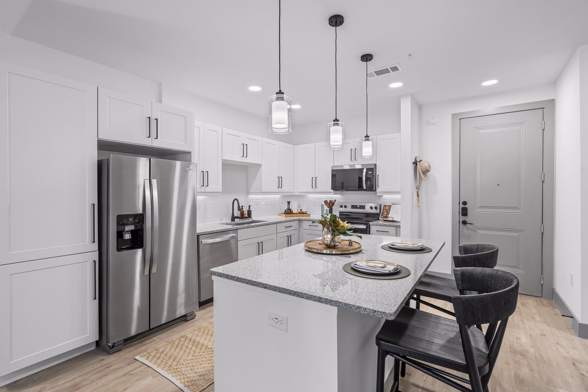 kitchen at Alpine Creekside Apartments Apartments