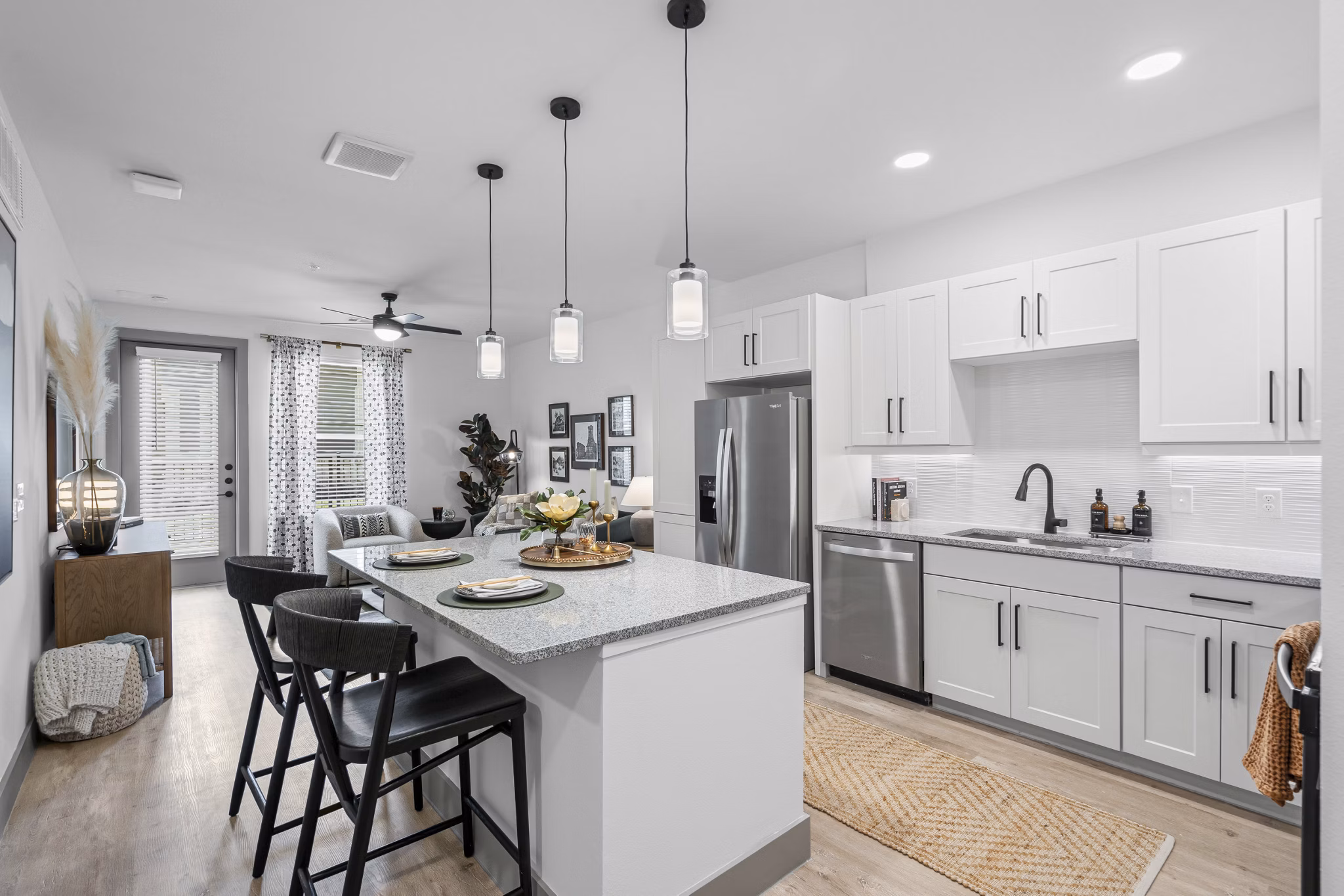 kitchen at Alpine Creekside Apartments Apartments