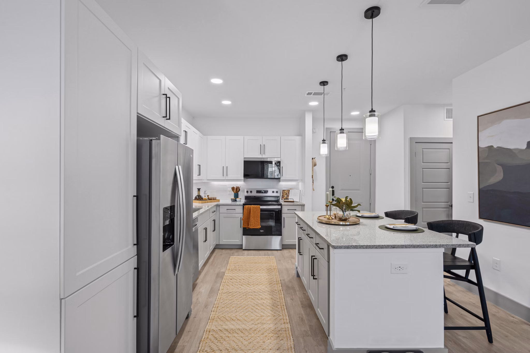 kitchen at Alpine Creekside Apartments Apartments