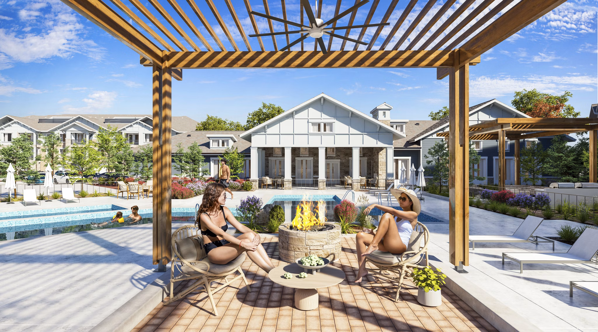 rendering at Alpine Creekside Apartments
