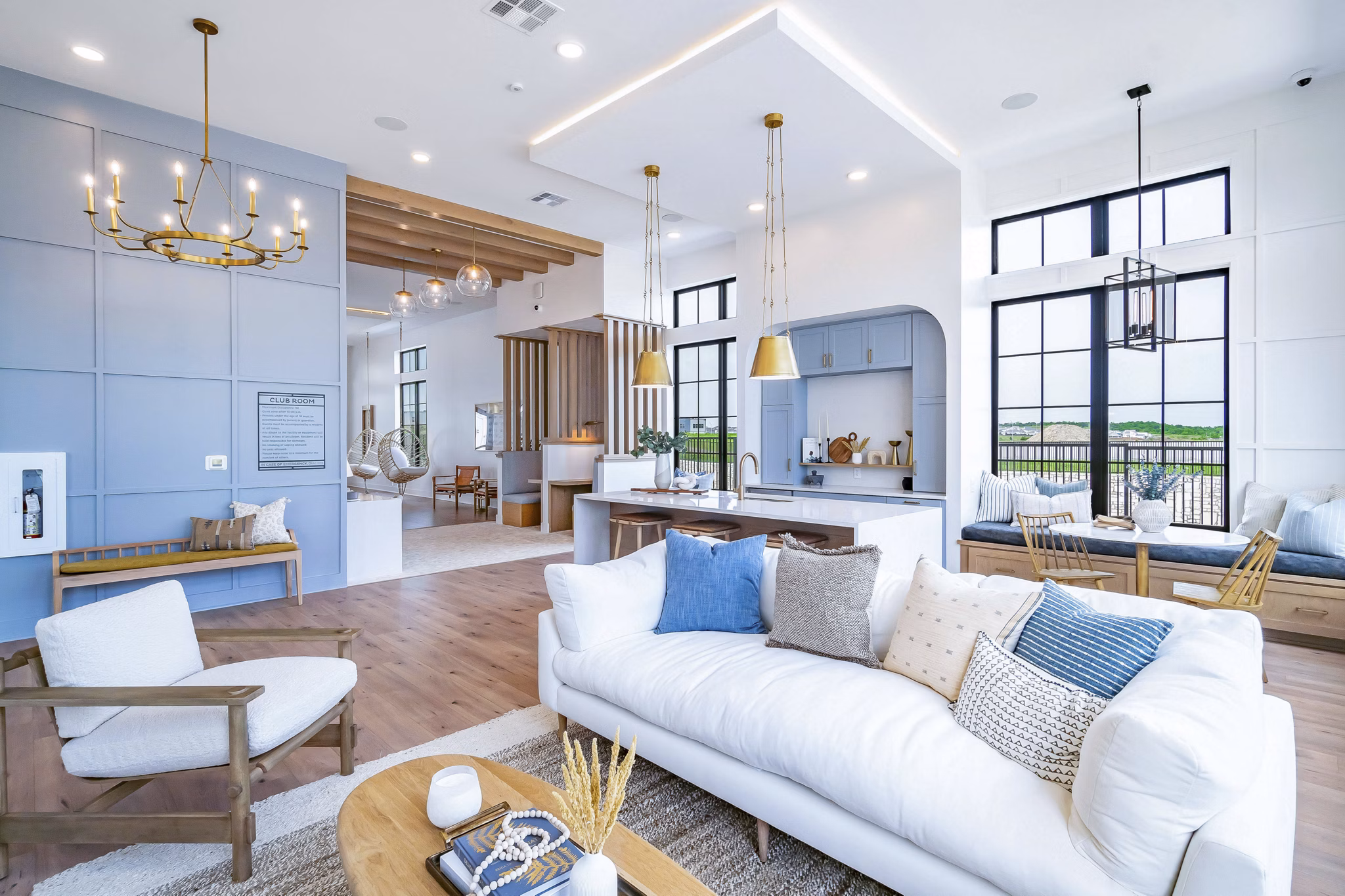 clubhouse at Citizen House Blue Bluff Apartments