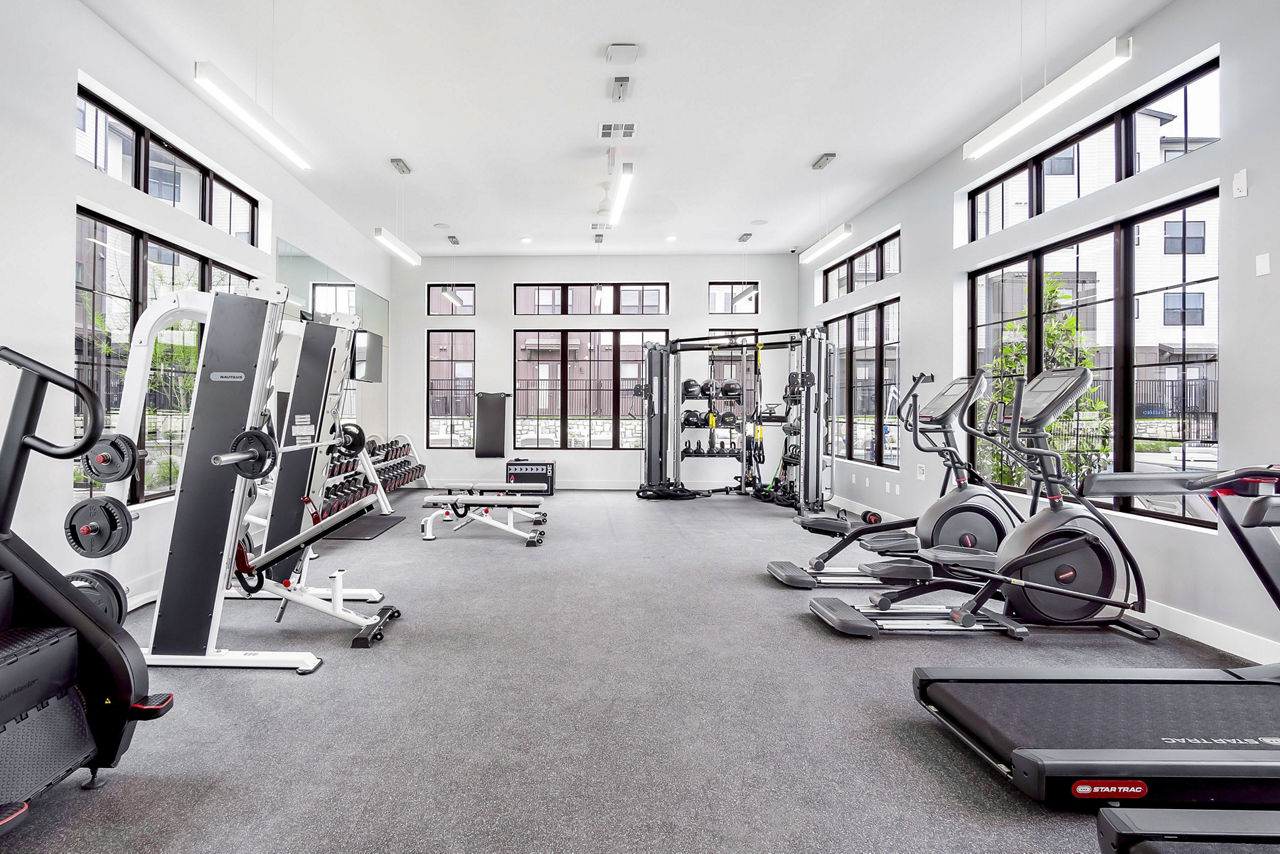 Gym at Citizen House Blue Bluff