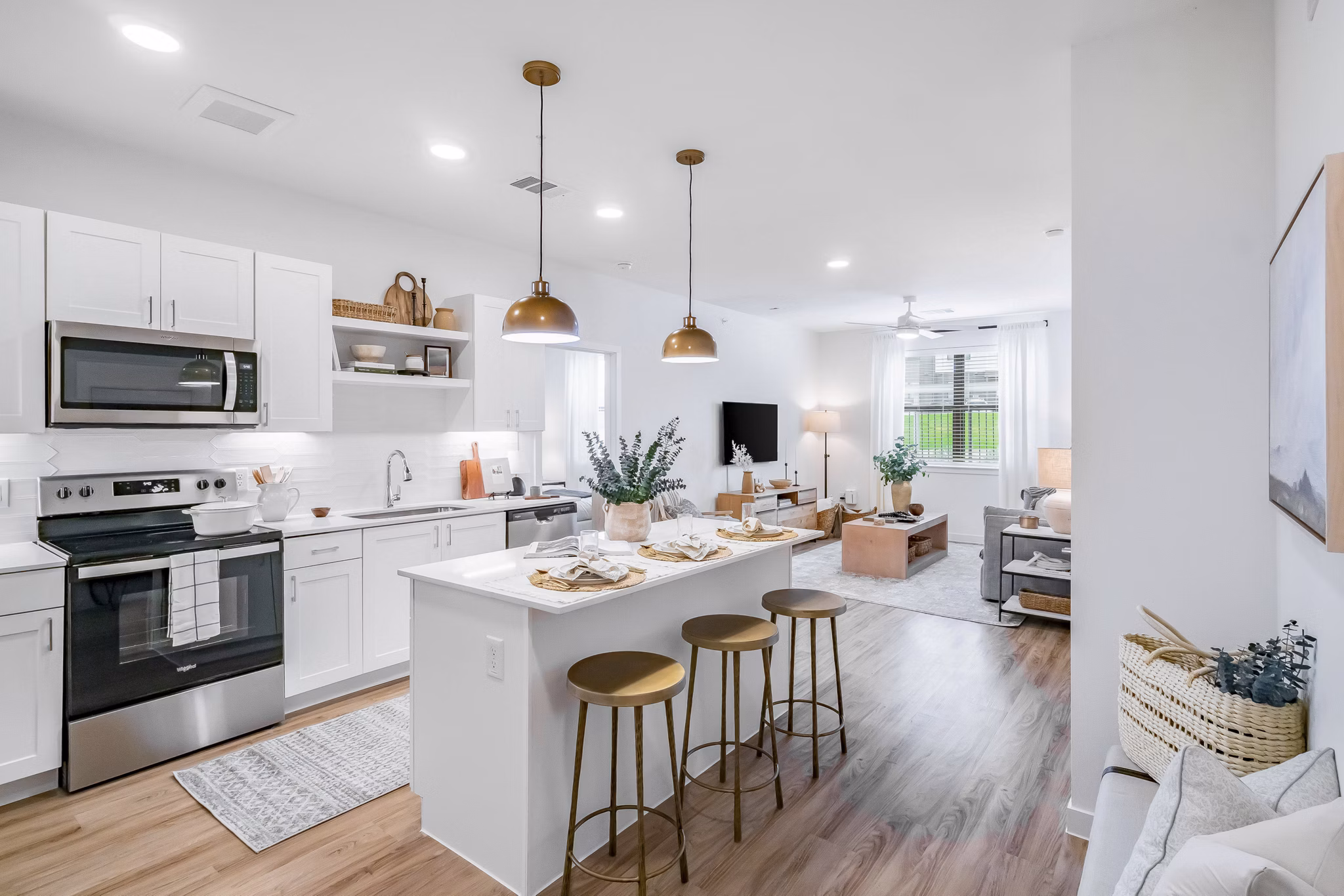 kitchen at Citizen House Blue Bluff Apartment
