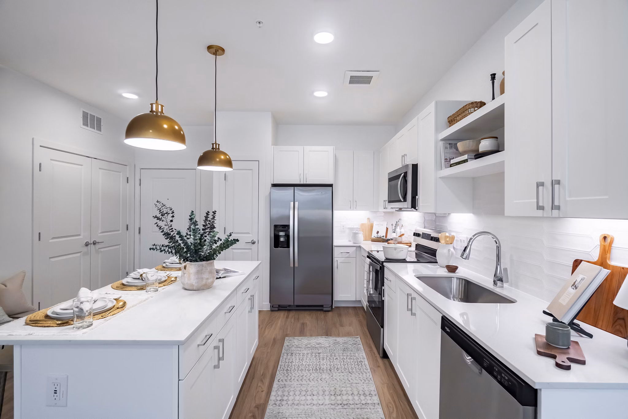 kitchen at Citizen House Blue Bluff Apartment