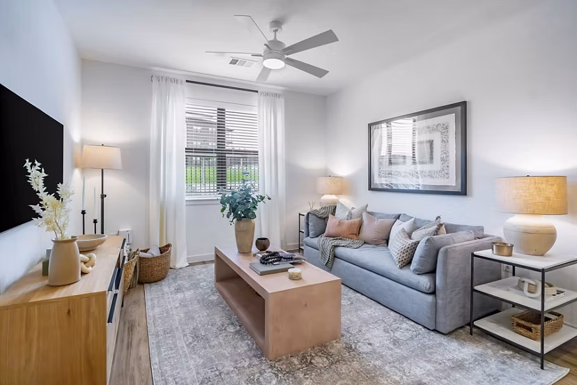 living room at Citizen House Blue Bluff Apartment