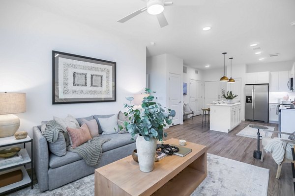 living room at Citizen House Blue Bluff Apartment