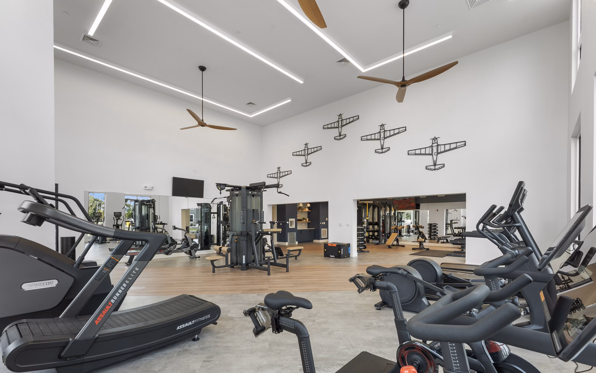 fitness center at Alta Altitude Apartments