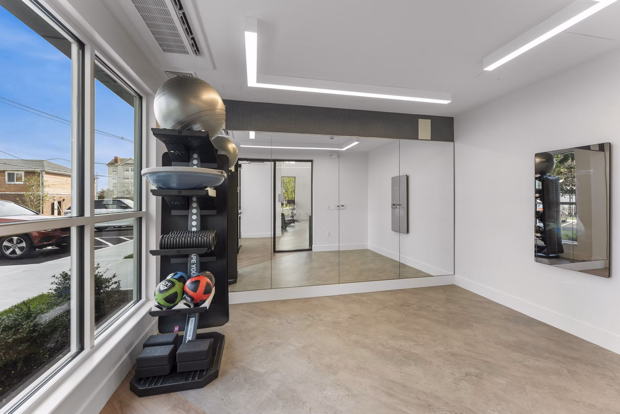 fitness center at Alta Altitude Apartments
