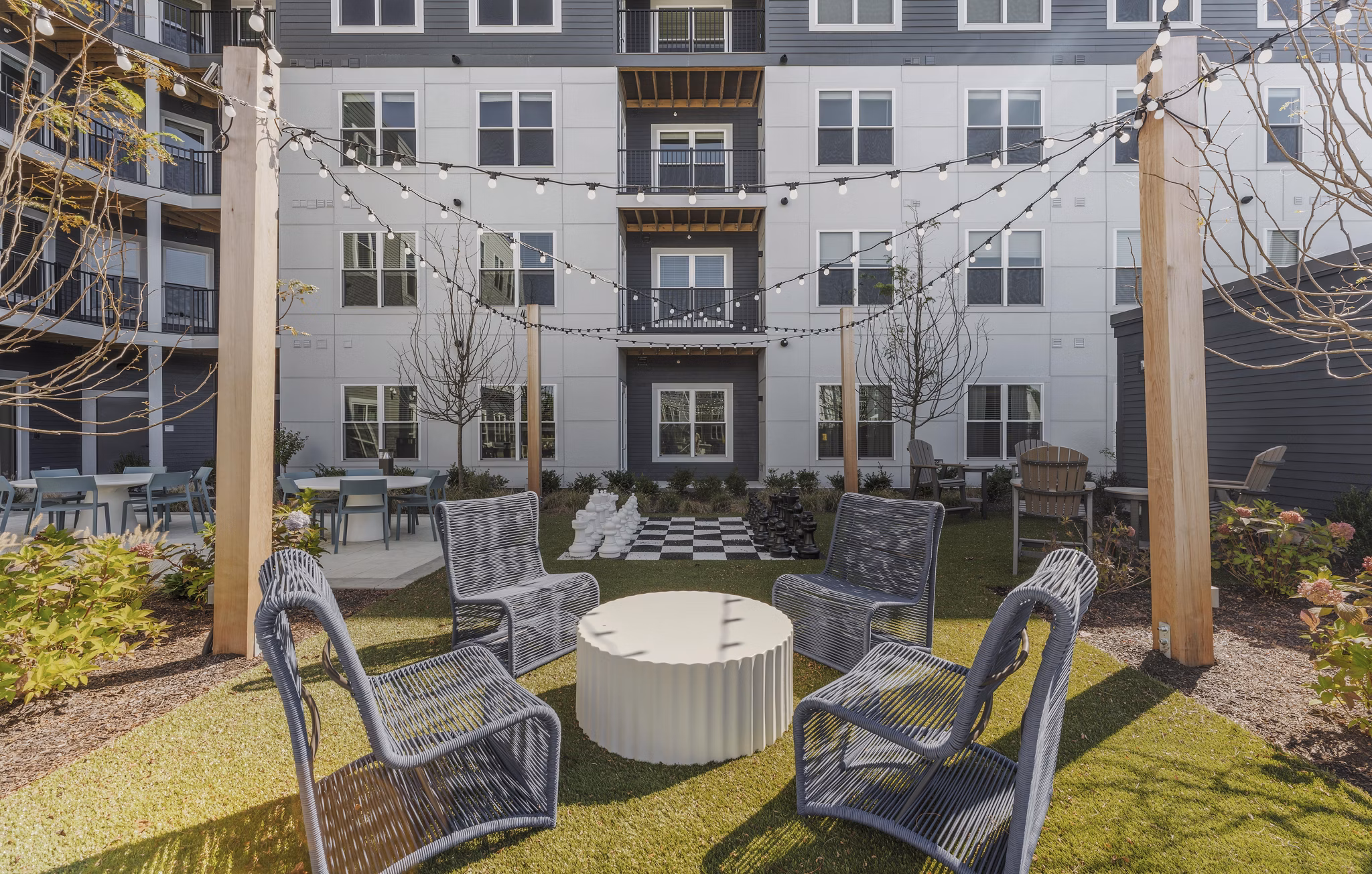 fire pit at Alta Altitude Apartments