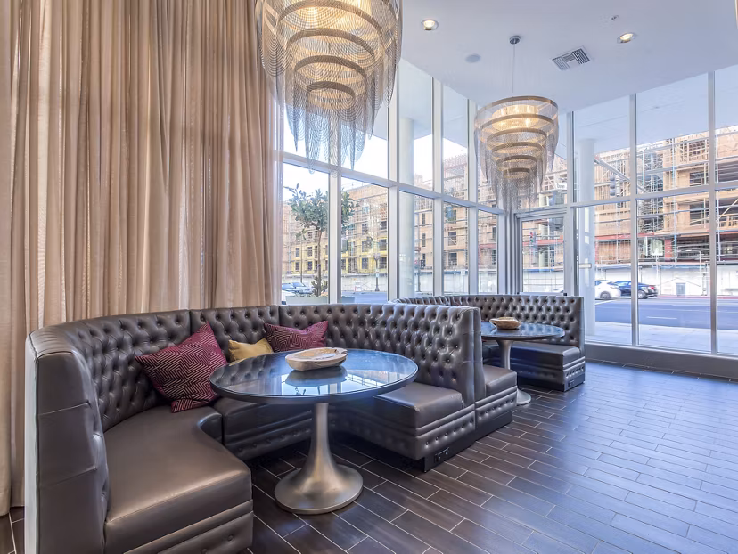 clubhouse at The Adeline Apartments