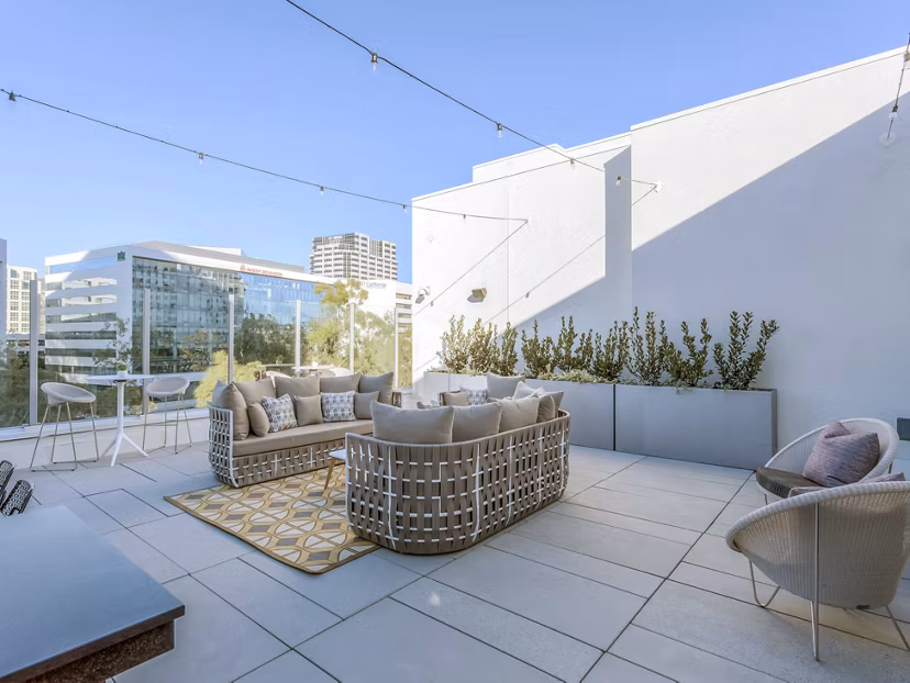 patio/balcony at The Adeline Apartments