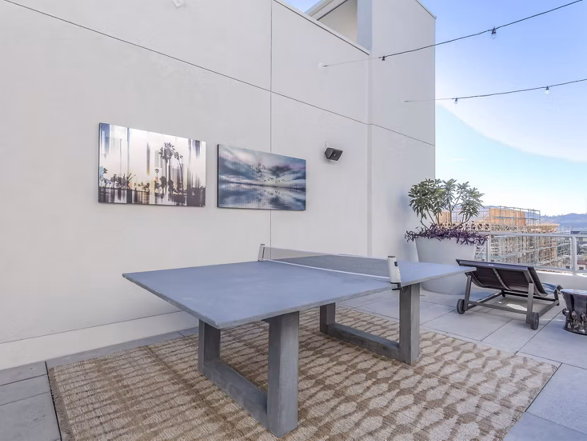 recreational area/patio at The Adeline Apartments